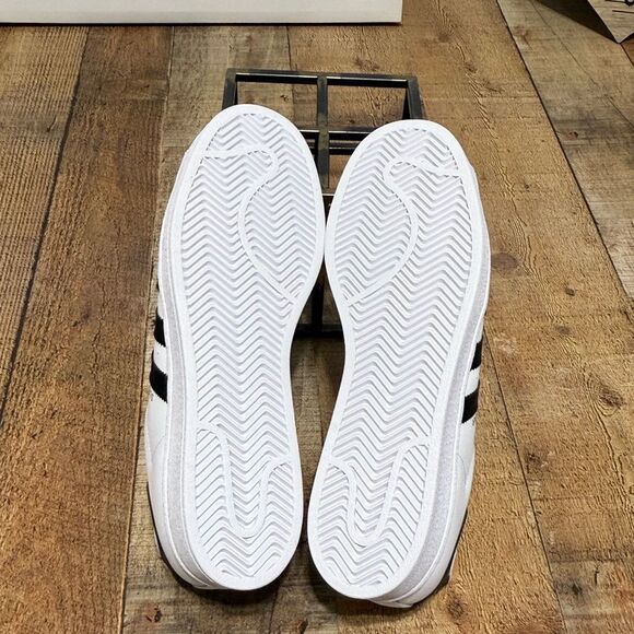 ADIDAS SUPERSTAR ADV SHOES W GOLD TREFOIL LOGO NWT - Picture 10 of 13